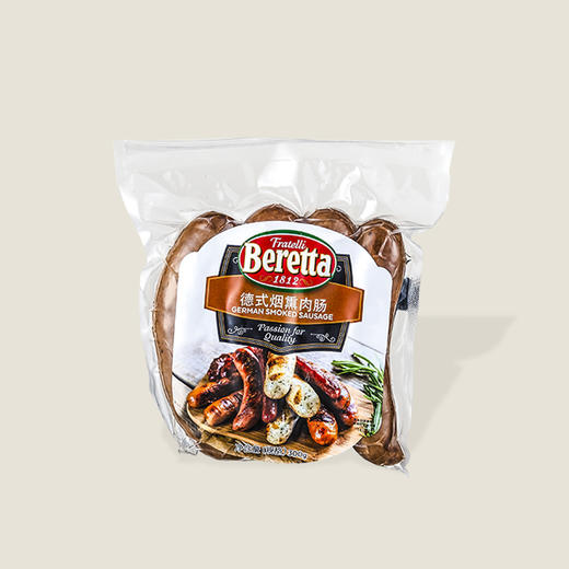 Beretta百瑞德式烟熏肉肠 300g 商品图0