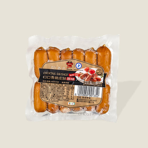 万威客口口香脆皮肠（原味） 120g 商品图0