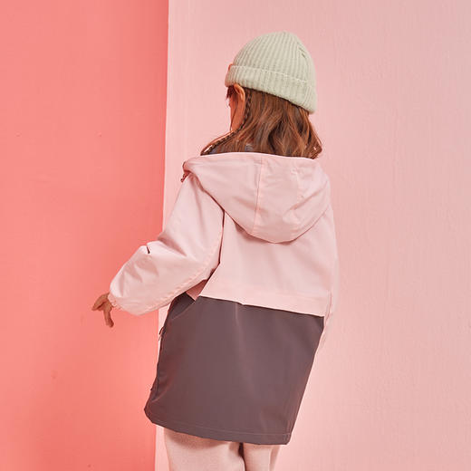 【24年特价清仓】龙之涵 亲子款儿童活力撞色恒温保暖连帽防风棉服  A类标准 商品图12