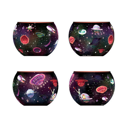 80片 盆栽拼图 塑料拼图 K1046 星星乐园 商品图3