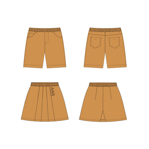 暨阳小学-男五分裤/女短裙 商品图0