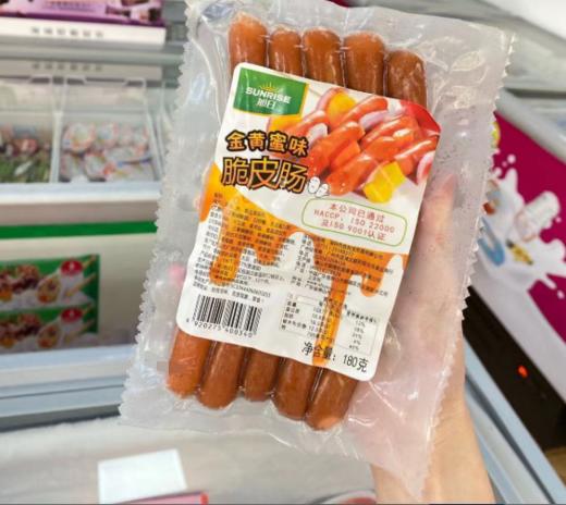 【尝鲜价8.5元/包】旭日金黄蜜味脆皮肠180g 商品图0