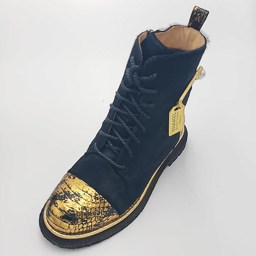 LFGJ 3856 马毛经典马丁靴 商品图0