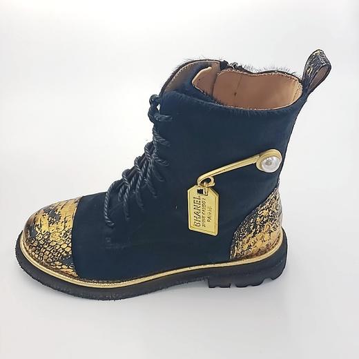 LFGJ 3856 马毛经典马丁靴 商品图1