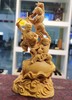 欢天喜地°黄杨木雕摆件 商品缩略图0