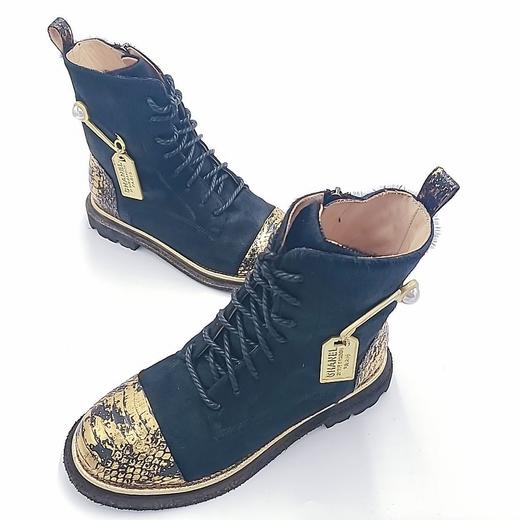 LFGJ 3856 马毛经典马丁靴 商品图5