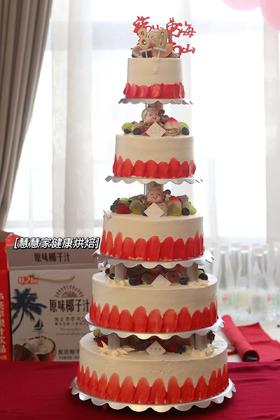 蛋糕定制—5层寿婆