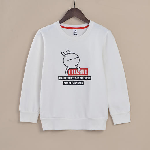 Threegun三枪 儿童拉绒布少儿长袖卫衣-2C024A311 商品图3