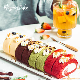 3823【甜蜜四色瑞士卷】