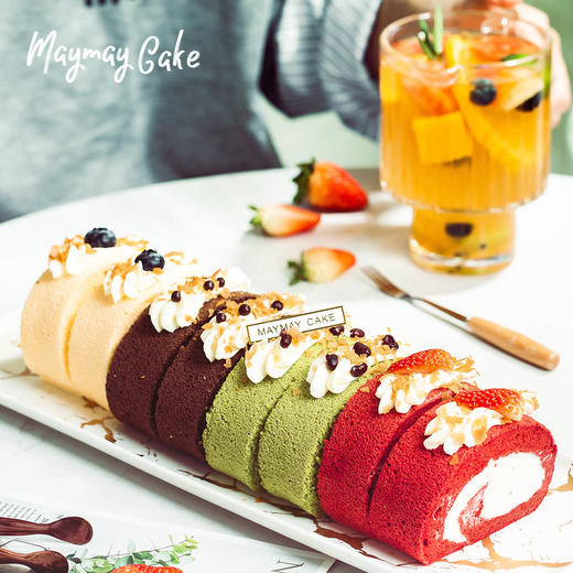 3823【甜蜜四色瑞士卷】 商品图0