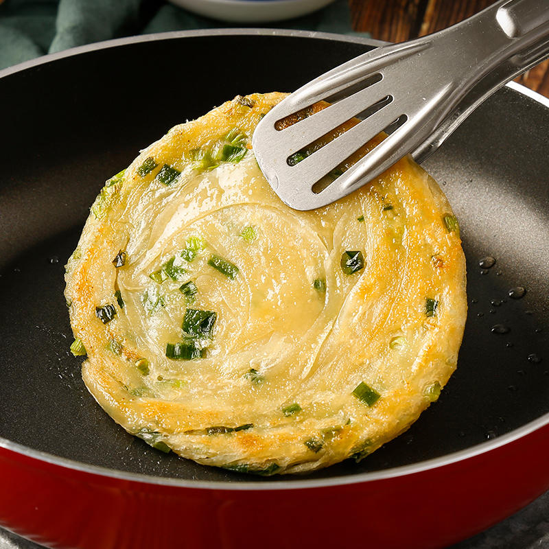 【0防腐 精选黄油 葱油饼 拒绝反式脂肪酸】 葱香味浓郁  香咸酥脆外酥里嫩 500g*4袋 魔域桃源 老上海味道黄油葱油饼