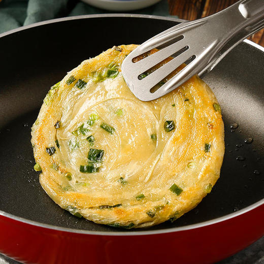 【0防腐 精选黄油 葱油饼 拒绝反式脂肪酸】 葱香味浓郁  香咸酥脆外酥里嫩 500g*4袋 魔域桃源 老上海味道黄油葱油饼 商品图0