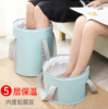 【折叠式足浴盆】便携式泡脚桶 旅行按摩洗脚盆 成人高深泡脚盆 亚布力居家日用清洁工具。ry QA 商品缩略图0