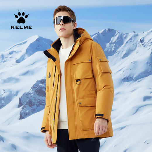 羽绒服短款男白鸭绒加厚保暖连帽秋冬季派克加厚外套6147YR1019 商品图1