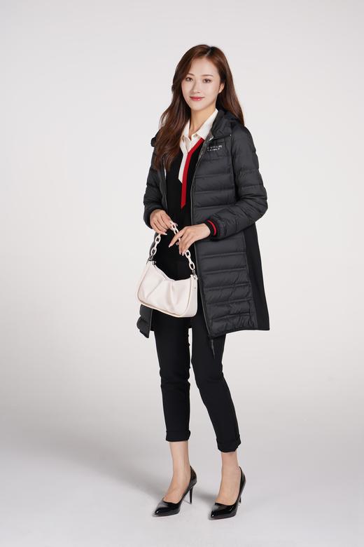 奇威 中长款连帽羽绒服0CA04171 商品图6