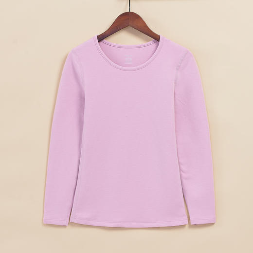 Threegun三枪 【抗菌棉】加厚磨毛绒圆领女士保暖内衣套装-23860D021 商品图1