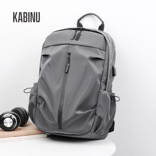 【华为三星定制同厂】全新升级牛津布 休闲轻商务，KABINU 多功能双肩包，可外置充电，时尚简约，耐磨防泼水，轻松应对职场！ 商品图4