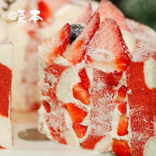 摩羯红韵｜红丝绒草莓蛋糕 商品图3