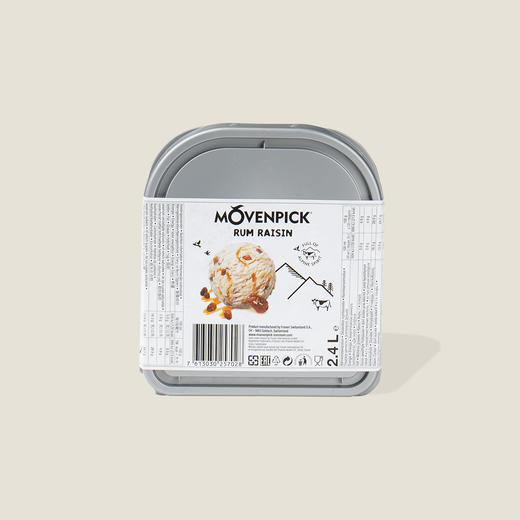 莫凡彼朗姆酒葡萄干冰淇淋 2.4L 商品图0