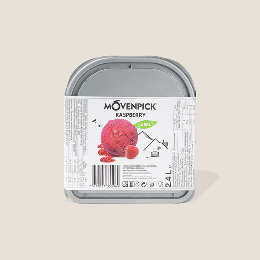 莫凡彼树莓雪泥 2.4L 商品图0