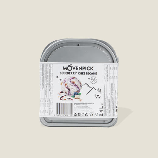 莫凡彼蓝莓芝士蛋糕味冰淇淋 2.4L 商品图0