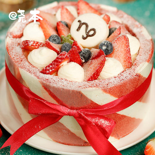 摩羯红韵｜红丝绒草莓蛋糕 商品图2