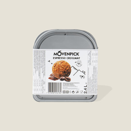 莫凡彼特浓咖啡冰淇淋 2.4L 商品图0