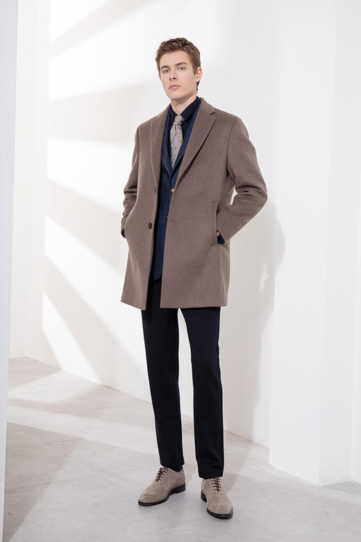 callisto羊毛混纺派克大衣   FQFEC108C 商品图1