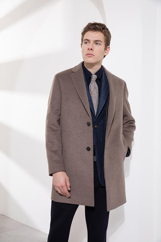 callisto羊毛混纺派克大衣   FQFEC108C 商品图3