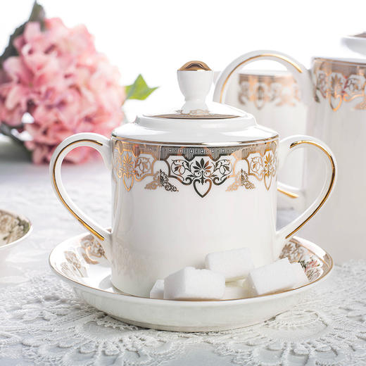 雷澳娜/REONE 15头欧式咖啡具套装咖啡杯碟下午茶具茶杯家用礼品 商品图3