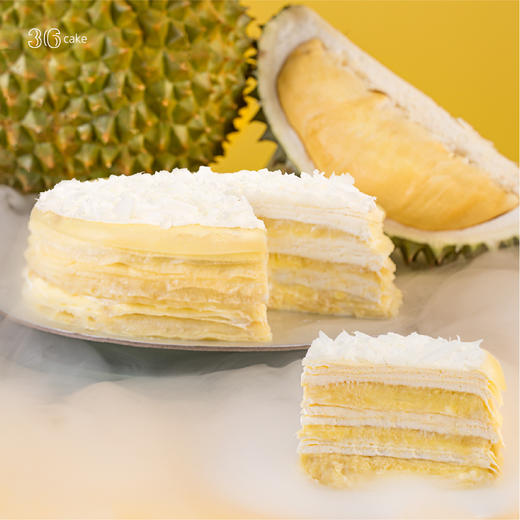 肉多多榴莲千层，可选6/8英寸 商品图1