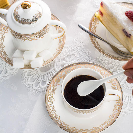 雷澳娜/REONE 15头欧式咖啡具套装咖啡杯碟下午茶具茶杯家用礼品 商品图5