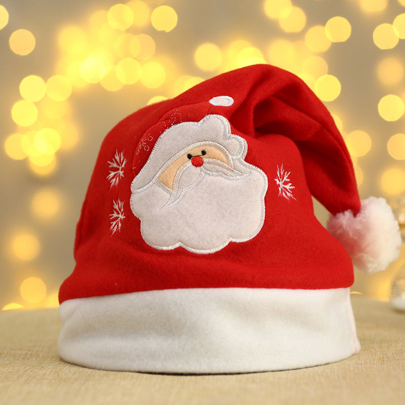 圣诞节帽子成人儿童红色圣诞老人装扮头饰圣诞节礼物圣诞帽鹿角帽