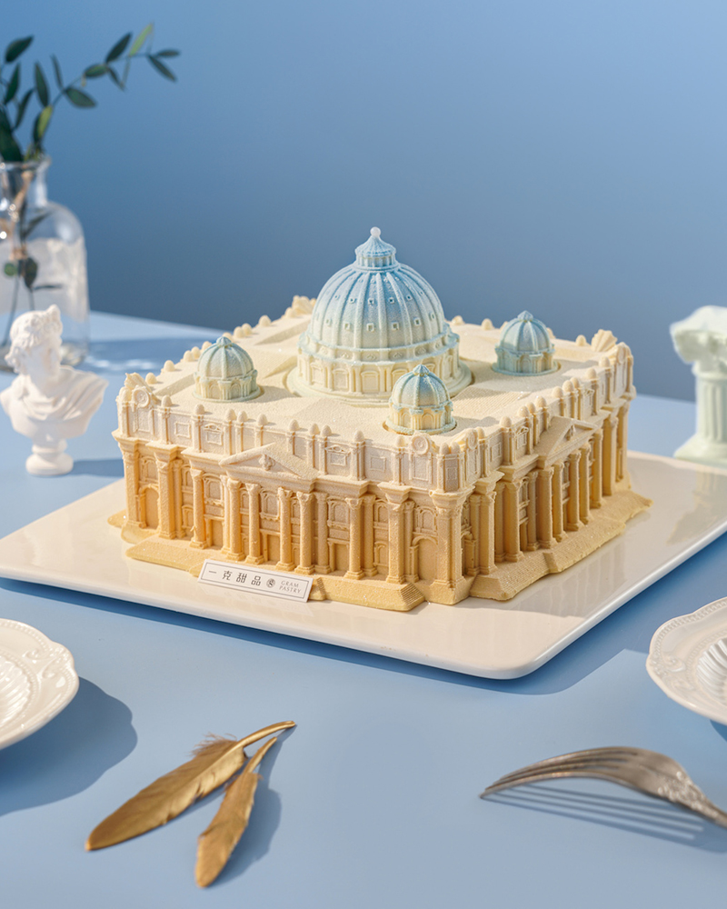 圣彼得1506-黑白巧克力樱桃慕斯生日蛋糕（3.1磅）