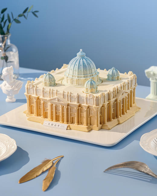 圣彼得1506-黑白巧克力樱桃慕斯生日蛋糕（3.1磅） 商品图0