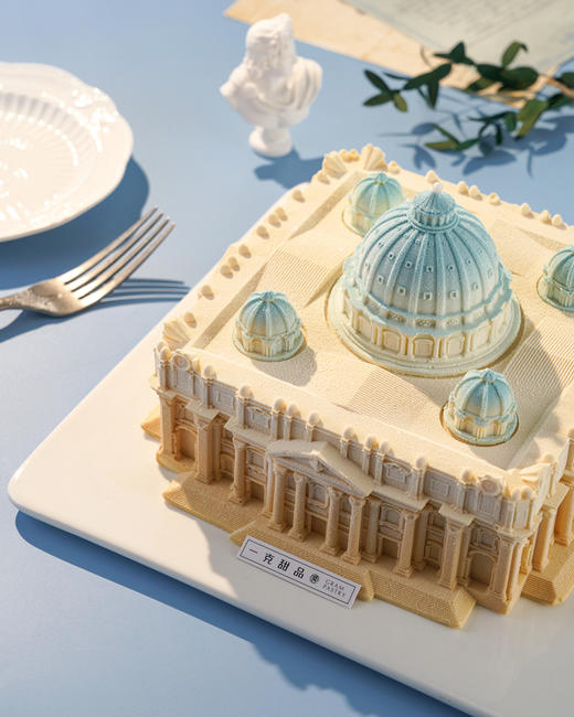 圣彼得1506-黑白巧克力樱桃慕斯生日蛋糕（3.1磅） 商品图1