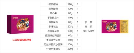 三只松鼠-松鼠迎福1273g【LY】【包邮直发】 商品图1