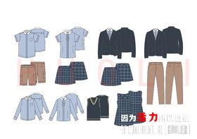 广州市黄埔区铁铮中学（初中部东校区）男/女生运动服+礼仪服