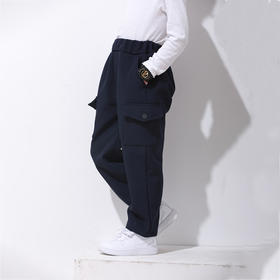 【2025反季抄底清仓】龙之涵 亲子款加绒保暖防风裤 中大童保暖裤子童装 婴幼儿A类标准