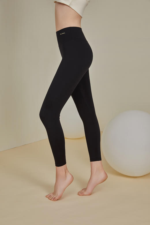 皮尔卡丹美腿裤打底裤女外穿紧身高腰瑜伽长裤女WP764116 商品图1