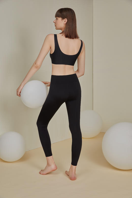 皮尔卡丹美腿裤打底裤女外穿紧身高腰瑜伽长裤女WP764116 商品图0