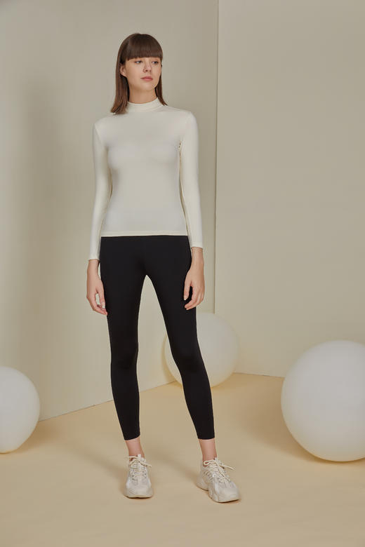 皮尔卡丹美腿裤打底裤女外穿紧身高腰瑜伽长裤女WP764116 商品图2