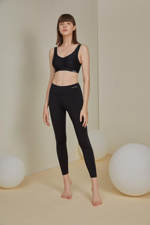 皮尔卡丹美腿裤打底裤女外穿紧身高腰瑜伽长裤女WP764116 商品图3