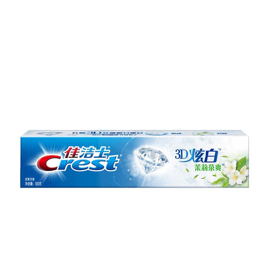 佳洁士(Crest)3D炫白 茉莉茶爽牙膏180g（BJ） 商品图5