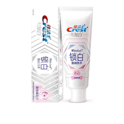 佳洁士锁白致尚技术牙膏（清恬樱花香）120g（计价单位：件）混色（BJ） 商品图2