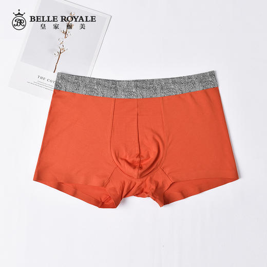 皇家丽美棉裆莫代尔平角裤男式四角短裤头DKN1083 商品图1