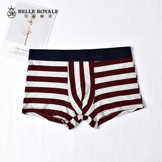 皇家丽美棉裆莫代尔平角裤男式四角短裤头DKN1083 商品图0