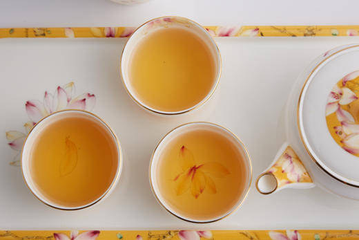 B-NB-3002/3020 唐山骨质瓷 御花颜（玉兰花）7头套装茶具套装高档 商品图4