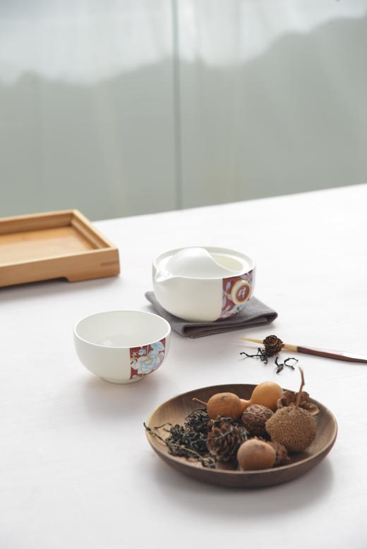 唐山骨质瓷 凝萃红 快客杯 商品图3