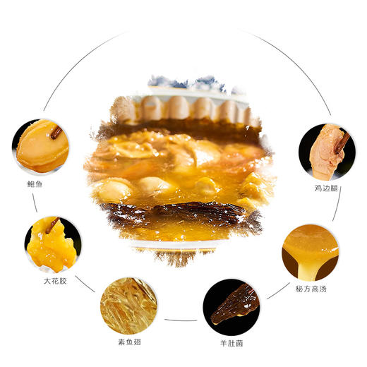 珍品鲍鱼花胶鸡礼盒1250g【LY】【包邮直发】 商品图2
